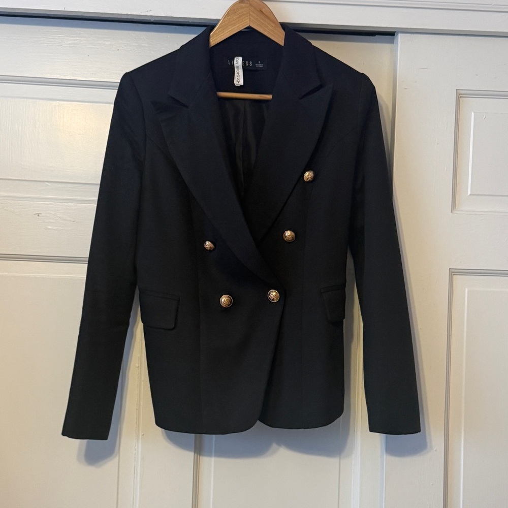 Black Lioness double breasted blazer - Picture 3 of 5